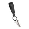 Orbitkey Loop Schlüsselanhänger Leder Schwarz