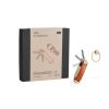 Orbitkey Cognac Tan mit Tan Stitching Limited Edition Set + Gelbgold Ring V2