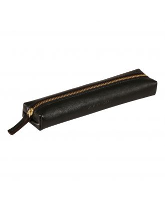 Flying Spirit Schwarzes Leder Extra Kleines Schreibgeräte-Etui