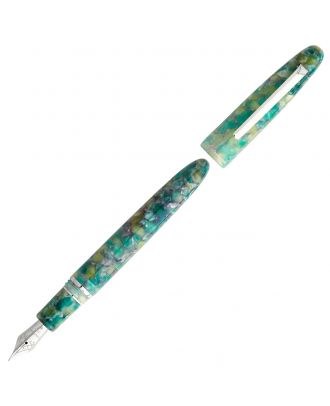 Esterbrook Estie Sea Glass Füllfederhalter mit Palladium-Verzierung