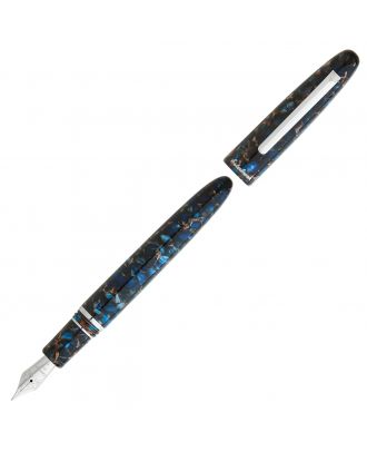 Esterbrook Estie Nouveau Blue Füllfederhalter mit Palladium-Verzierung