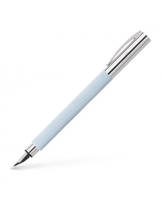 Faber Castell Ambition Italic Füllfederhalter Eisblau