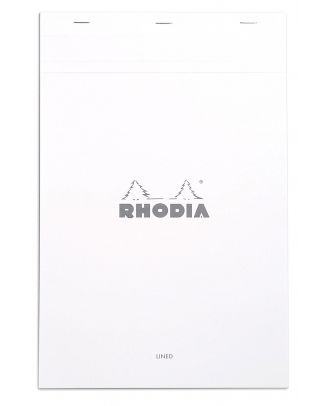 Rhodia Notizbuch A4+ Nr. 19 liniert Weiß