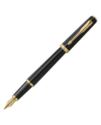 Parker Meridian Füllfederhalter in Mattschwarz mit Goldverzierungen