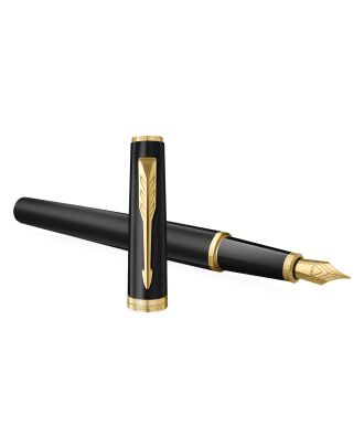 Parker Meridian Füllfederhalter in Mattschwarz mit Goldverzierungen