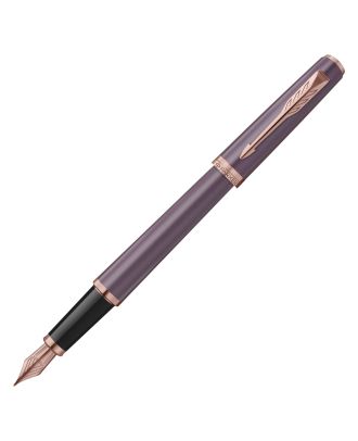 Parker Meridian Füllfederhalter in Lila und Rosa mit goldenen Verzierungen