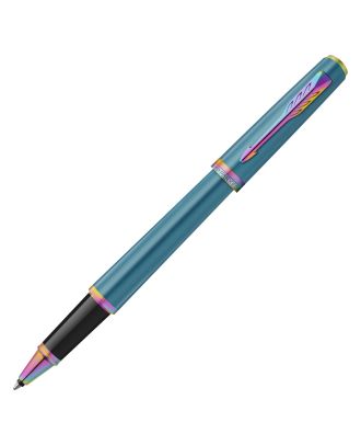 Parker Meridian Teal Rainbow Trim Rollerball