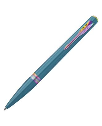 Parker Meridian Kugelschreiber mit türkisfarbenem Regenbogen-Verzierung