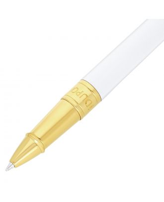 S.T. Dupont D-Initial Weißer Rollerball