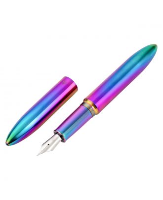 Gravitas Flaggschiff Regenbogen Skittle PVD Füllfederhalter