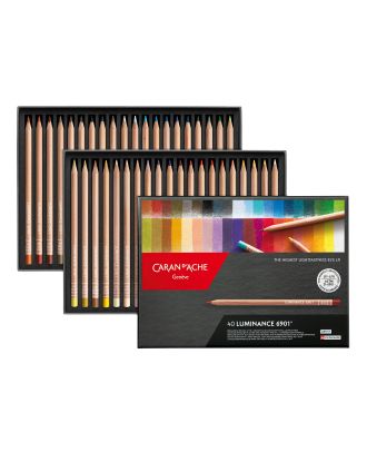 Caran d'Ache Luminance 6901 Künstler-Farbstifte, 40er-Set