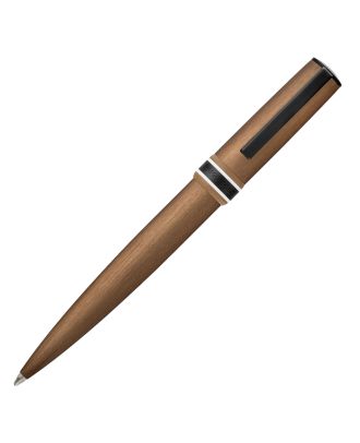 Hugo Boss Kugelschreiber Arche Brushed Ring Camel
