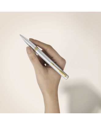 Parker Meridian Kugelschreiber mit Chrom-Gold-Verzierung