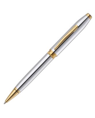 Cross Foundry Polierter Chrom PVD Gold Kugelschreiber