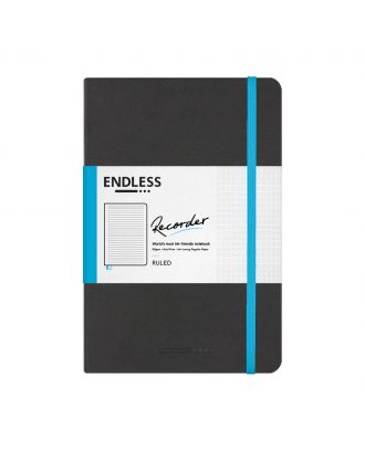 Endless Recorder Notizbuch Unendlicher Raum liniert