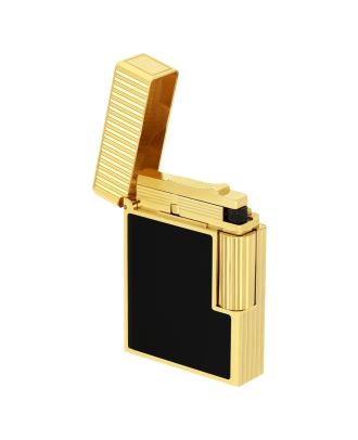 S.T. Dupont Ligne 1 Schwarzer Lack Gold Feuerzeug