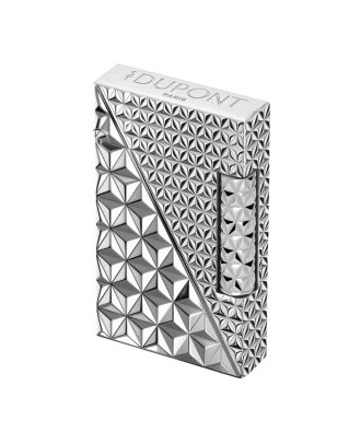 S.T. Dupont Ligne 2 Double Fire x Silber Feuerzeug