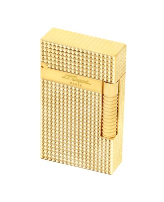 S.T. Dupont Le Grand Cling Gold Diamond Head Feuerzeug