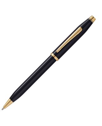 Cross Century II Schwarzer Lack mit 23-Karat-Finish Kugelschreiber