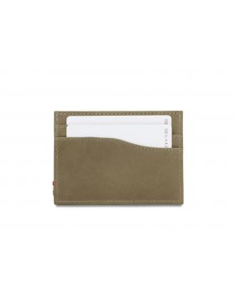 Garzini Leggera Kartenetui Vintage Metall Grau