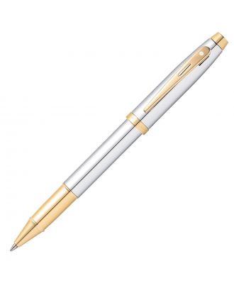 Sheaffer 100 Rollerball mit Chrom- und Goldverzierung