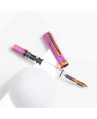 TWSBI ECO Fluorit Lila mit Bronze Füllfederhalter