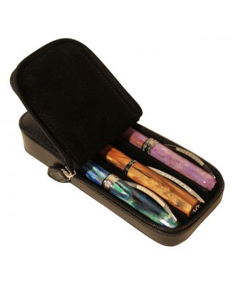 Visconti Lederetui für 3 Stifte