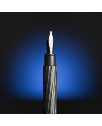 Faber-Castell Ambition Italic Obsidian Black Füllfederhalter