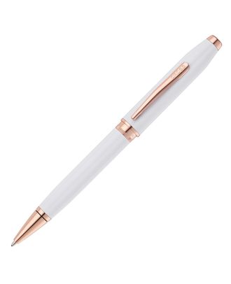 Cross Foundry Pearl Weiß Rose Gold Kugelschreiber