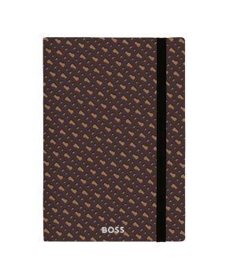 Hugo Boss Elemental A5 Notizbuch Tie-dye Flower Navy Lined