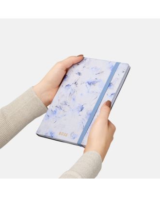 Hugo Boss Elemental A5 Notizbuch Tie-dye Flower Navy Lined