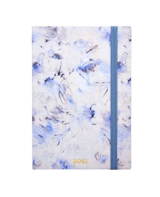 Hugo Boss Elemental A5 Notizbuch Tie-dye Flower Navy Lined