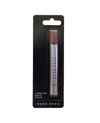 Hugo Boss Roller Nachfüllpackung Schwarz Medium (2 Stück)