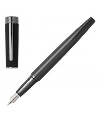 Hugo Boss Corium Schwarzer Füllfederhalter