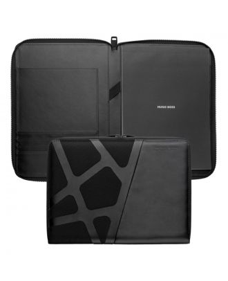Hugo Boss A4 Schreibmappe Craft Schwarz