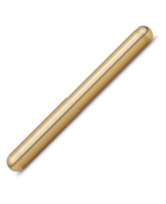 Kaweco Liliput Kugelschreiber e aus massivem Messing mit Kappe