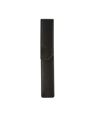 Maverick All Black Lederetui für 1 Stift
