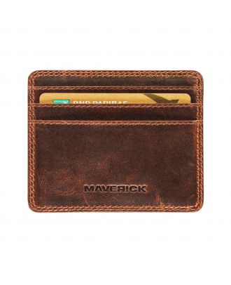 Maverick Leder Magic Wallet mit RFID-Kartenhalter