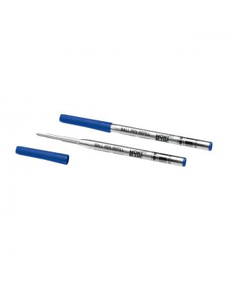 Montblanc Kugelschreibermine Blau Breit (2 Stück)
