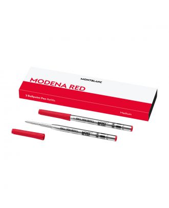 Montblanc Kugelschreibermine Modena Modena Rot Medium (2 Stück)