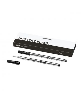 Montblanc Rollerball Refill Fein Schwarz (2 Stück)