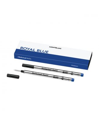 Montblanc Tint Roller Nachfüllmine Medium Blau (2 Stück)
