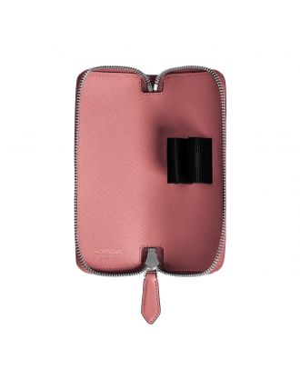 Montblanc Sartorial Blush Schreibgeräte-Etui mit Reißverschluss für 2 Stifte