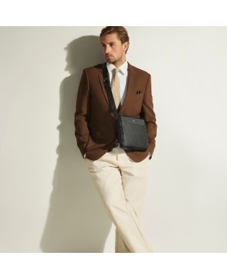 Montblanc Vertical Belt Messenger Bag aus Leder Sartorial