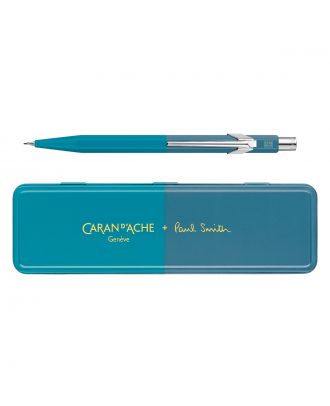 Caran d'Ache 849 Paul Smith Cyan & Steel Limitierte Auflage Füllbleistift
