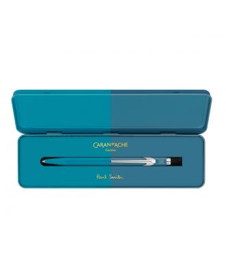 Caran d'Ache 849 Paul Smith Cyan & Stahl Limited Edition Kugelschreiber