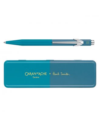 Caran d'Ache 849 Paul Smith Cyan & Stahl Limited Edition Kugelschreiber
