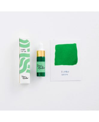 Tom's Studio Mini Textmarker Tinte Fluo grün 5 ml
