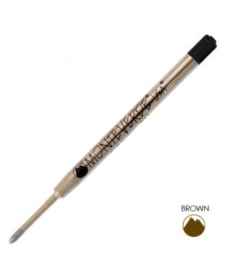Monteverde Kugelschreiber-Mine Parker-Type G2 Mine Medium Braun (2 Stück)