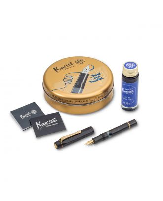 Kaweco Piston Sport AL Schwarz Gold Füllfederhalter